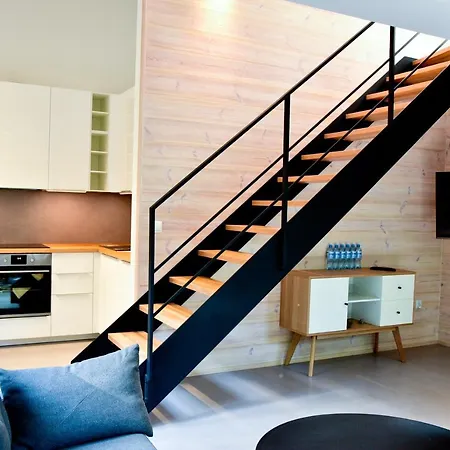 Dwupoziomowy Z Sauna - Apartamentuj Lägenhet *
